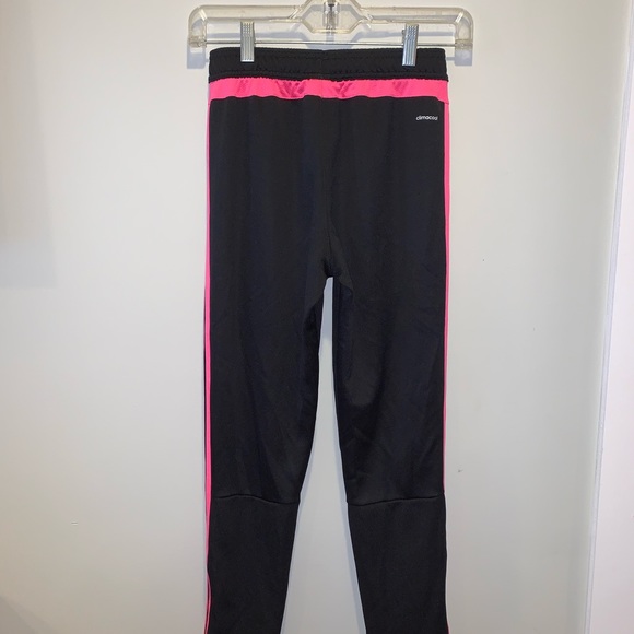 Adidas Girl's Kid's Black Athletic Pants - Picture 3 of 4